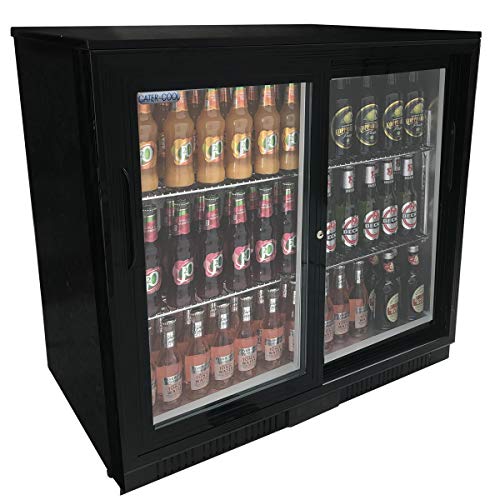bar-fridges Cater-Cool Double Sliding Door Bottle Cooler With