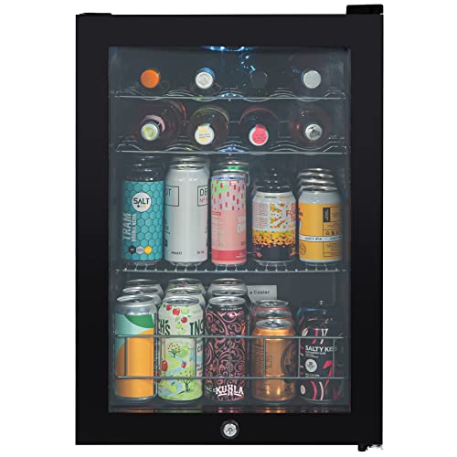 bar-fridges Kuhla KBC2B Black 62 Litre Wine and Drinks Mini Fr