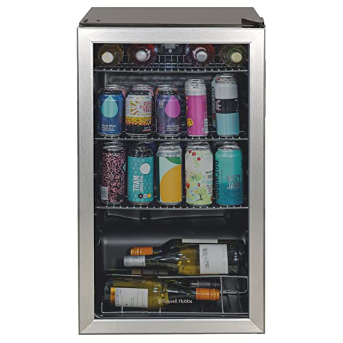 bar-fridges Russell Hobbs RHBC48SS 93 Litre/90 Can Undercounte
