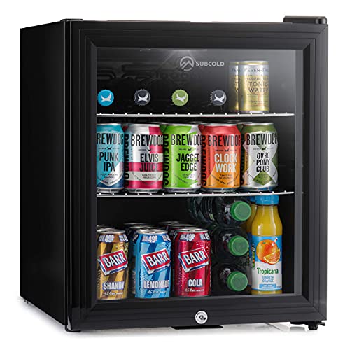 bar-fridges Subcold Super50 LED – Mini Fridge Black | 50L Be
