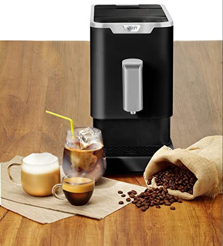 bean-to-cup-coffee-machines SCOTT UK - Slimissimo Black Velvet; Fully Automati