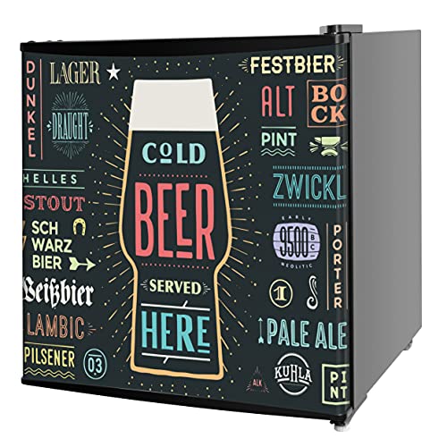 beer-fridges Kuhla 43 Litre Mini Fridge with Ice Box, Novelty D