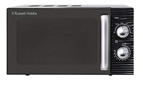 black-microwaves Russell Hobbs RHM1731B INSPIRE Black 17 Litre Manu