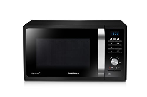 black-microwaves Samsung MS23F301TAK Solo Microwave, 800W, 23 Litre
