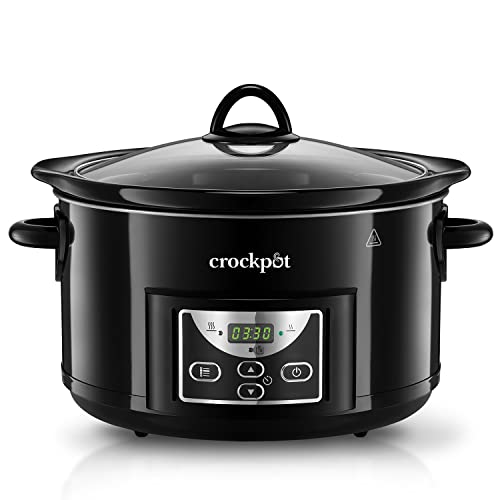 black-slow-cookers Crock-pot 4.7l Gloss Black Digital Countdown Slow