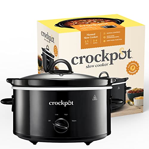 black-slow-cookers Crockpot Slow Cooker | Removable Easy-Clean Cerami