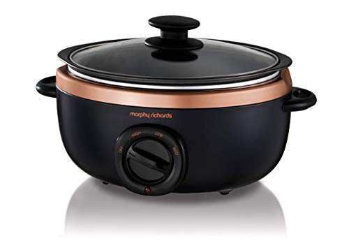 black-slow-cookers Morphy Richards Sear and Stew Slow Cooker 460016 B