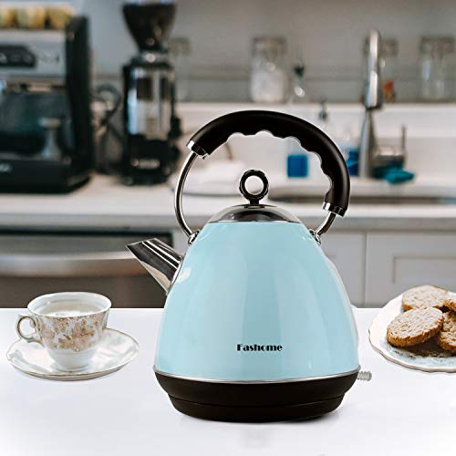 blue-kettles Fashome Electric Tea Kettle - 1.7 Liter 2200W Pyra