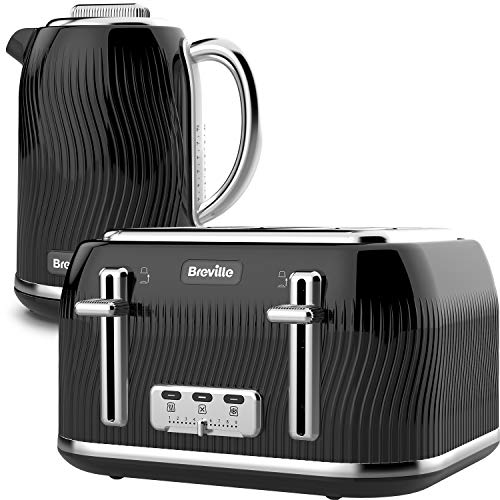 breville-microwaves Breville Flow Kettle & Toaster Set with 4 Slice To