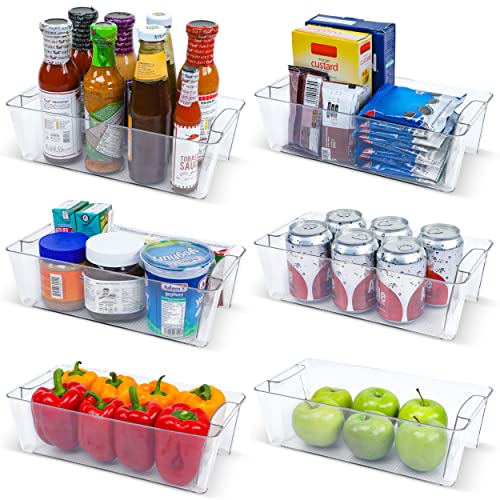 can-dispenser-fridges SNUL Fridge Organisers – Set of 6 Fridge Storage
