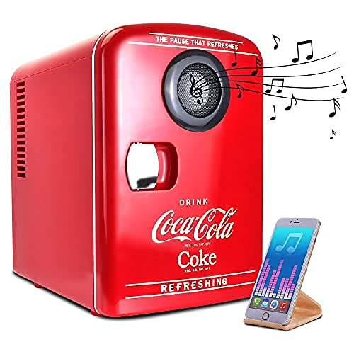 coca-cola-fridges Coca Cola 4L Portable Mini Fridge Cooler/Warmer wi
