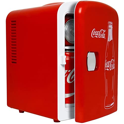 coca-cola-fridges Coca Cola Mini Fridge, 4 L/6 Can Portable Fridge/M