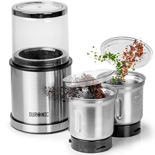 coffee-grinder-machines Duronic Electric Blade Coffee Grinder CG421 | 2 in