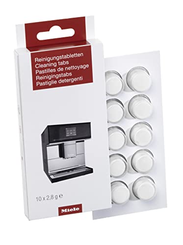 coffee-machine-cleaning-tablets Miele 10270530 7616440 Cleaning Tablets, White, 10