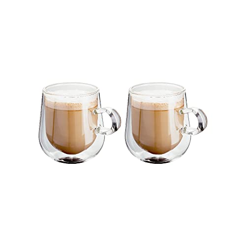 coffee-machine-cups Judge JDG35 Double Walled Glass Coffee Cups with H