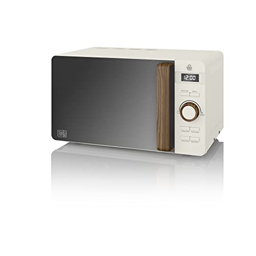 combination-microwaves Swan SM22036WHTN, Nordic Digital Microwave, Wood E