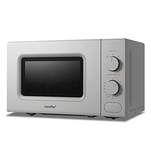compact-microwaves COMFEE' 700W 20L Grey Microwave Oven With 5 Cookin