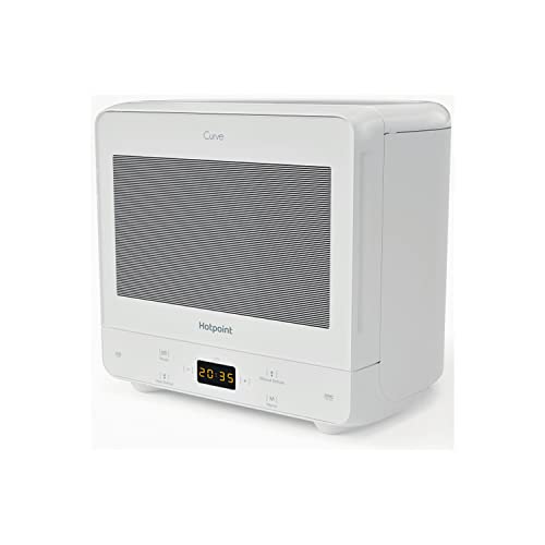 compact-microwaves Hotpoint MWH 1331 FW Curve Solo Microwave with Tou