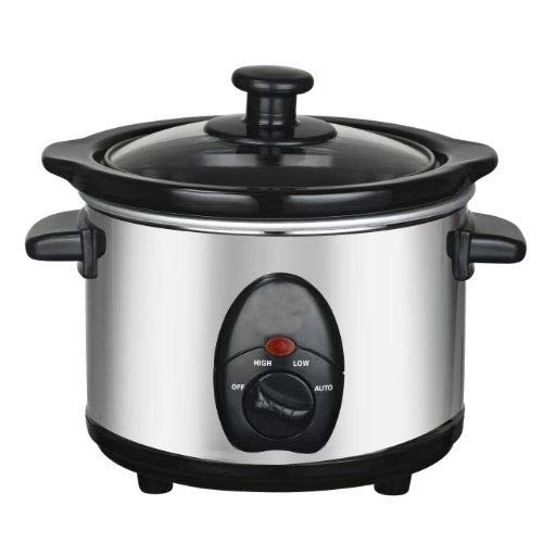 compact-slow-cookers Stainless Steel Slow Cooker (Silver, 1.5L)
