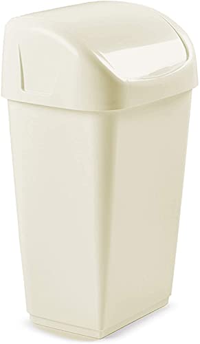cream-kitchen-bins Whitefurze 45L Swing Top Bin Plastic Kitchen House
