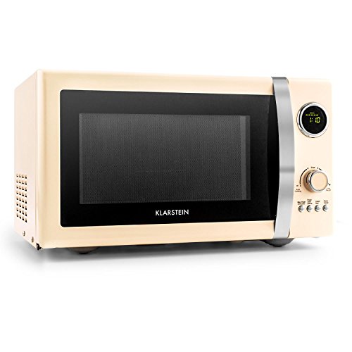 cream-microwaves Klarstein Fine Dinesty 2-in-1 Microwave Oven with