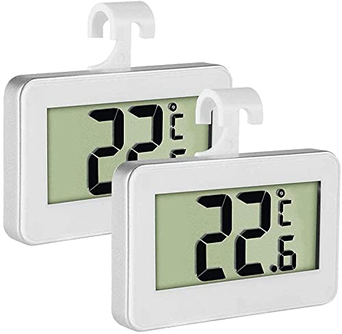 digital-fridge-thermometers INFUZSION Fridge Thermometer 2 Pack - Waterproof D