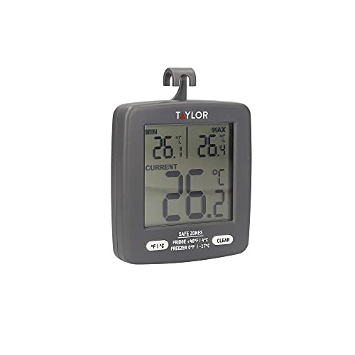 digital-fridge-thermometers Taylor Pro Digital Fridge Freezer Thermometer with