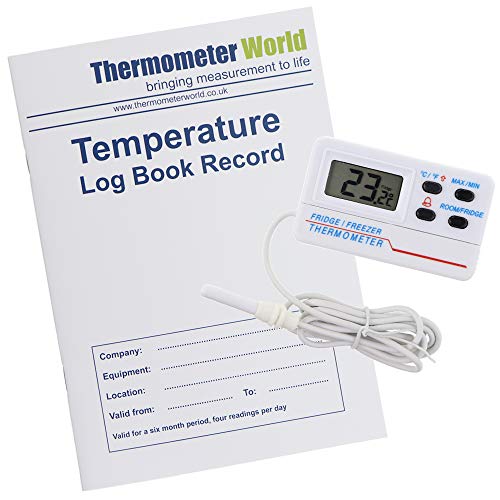 digital-fridge-thermometers Temperature Log Book with Digital Fridge Freezer T