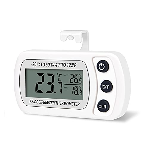 digital-fridge-thermometers Thlevel Fridge Thermometer Digital Waterproof Free
