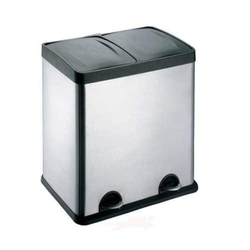 double-kitchen-bins Evre Recycling Bin with Lids for Kitchens / 60 Lit