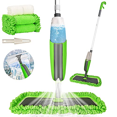 floor-cleaner-machines Spray Mop,Aiglam Floor Mop,Microfiber Mop with 2 F