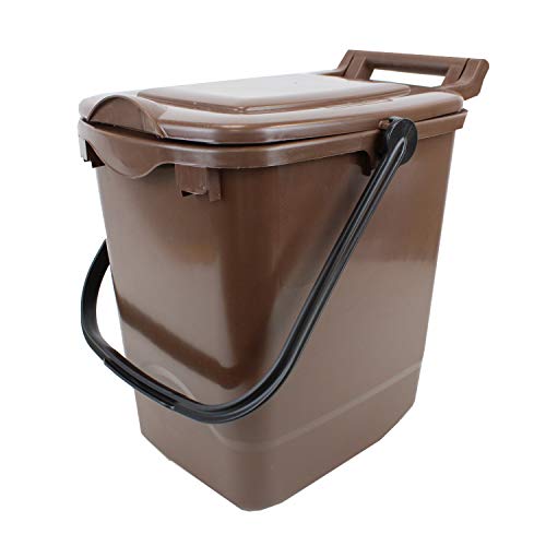 food-waste-bins All-Green Large Compost Caddy - Brown - for Food W
