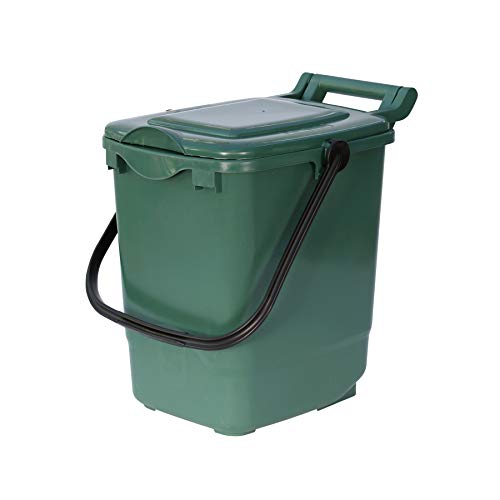 food-waste-bins Large Compost Caddy - Green - for Food Waste Recyc