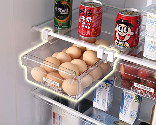 fridge-accessories HapiLeap Fridge Organizer Unique Design Pull Out D