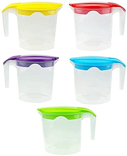 fridge-jugs 1 Litre Fridge Door Plastic Jug - Water Jug - Milk