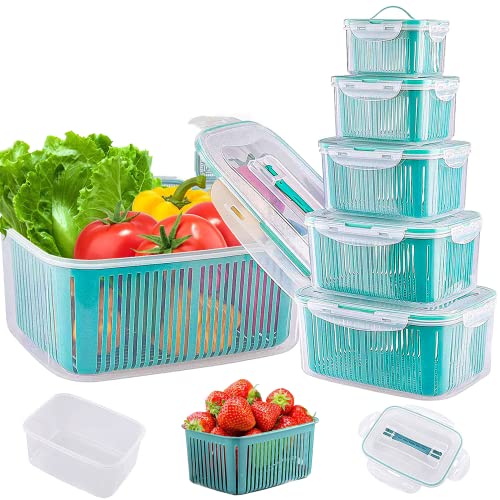 fridge-storage-containers Food Storage Containers for Fridge,5 Pack Stackabl
