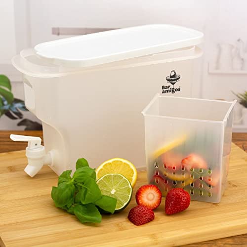 fridge-water-dispensers Fruit Infusing Water Dispenser Container with Tap