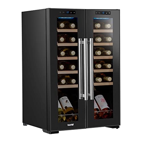 glass-fridges Baridi 24 Bottle Dual Zone Wine Cooler, Fridge, To