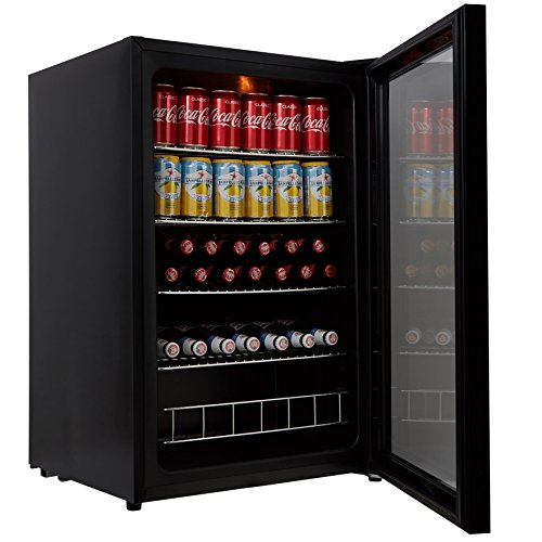 glass-fridges Cookology CBC130BK Undercounter Drinks Fridge, 54c