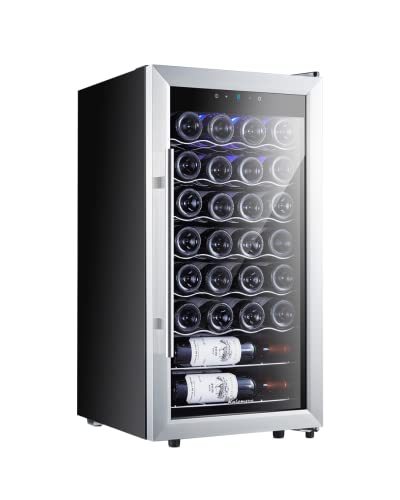 glass-fridges Kalamera Wine Fridge, 28 Bottles Wine Cooler Fridg