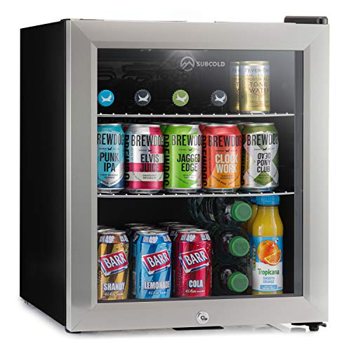 glass-fridges Subcold Super50 LED – Mini Fridge | 50L Beer, Wi