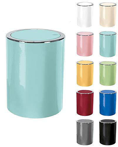 green-bins KW "Clappe 5Ltr Plastic Swing Bathroom Bin/Kitchen
