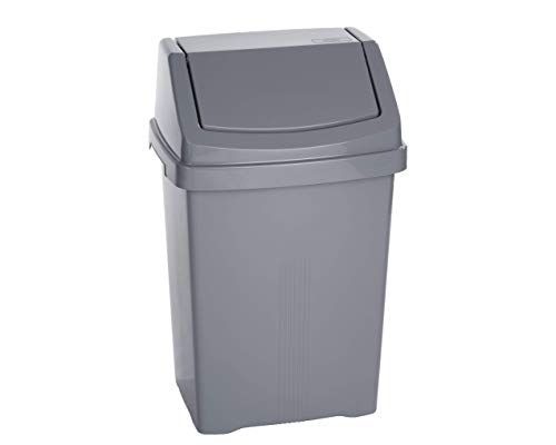 grey-kitchen-bins Home In Style Plastic Swing Bin 50 L Kitchen Waste