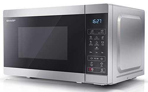 grey-microwaves SHARP YC-MS02U-S 800W Solo Digital Touch Microwave