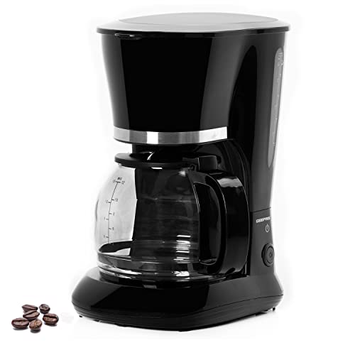 grind-and-brew-coffee-machines Geepas 1.5L Filter Coffee Machine | 800W Coffee Ma