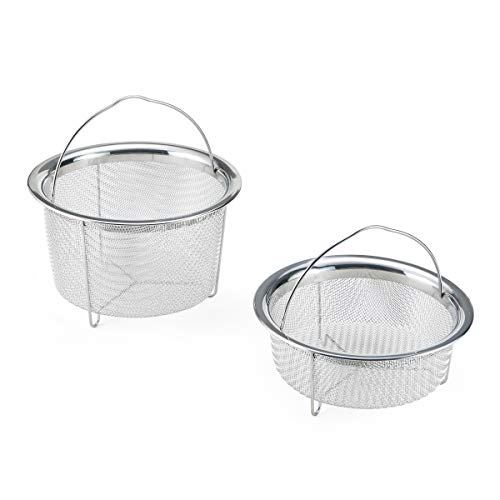 instant-pot-steamer-baskets Instant Pot 5252247 Official Mesh Steamer Baskets,