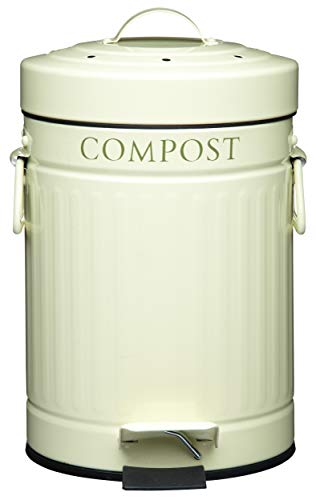 kitchen-compost-bins KitchenCraft KCCOMPBIN Kitchen Compost Bin with Pe