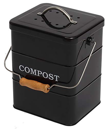 kitchen-compost-bins Xbopetda Stainless Steel Compost Bin for Kitchen C