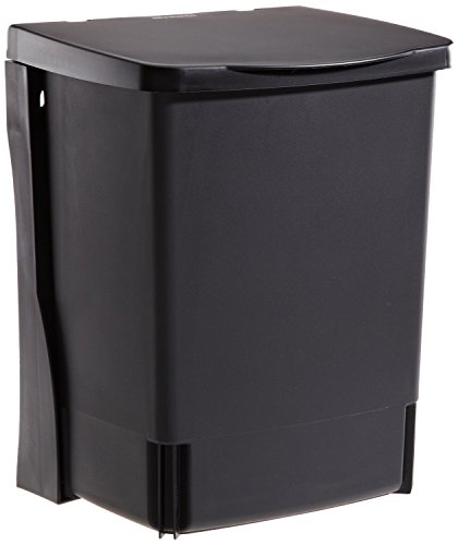 kitchen-cupboard-bins Brabantia 395246 Built-in Bin, 10 L - Black