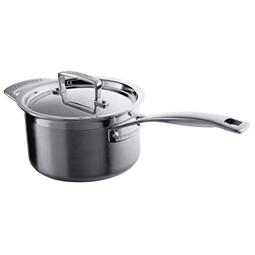 le-creuset-steamers Le Creuset 962009201 3-Ply Stainless Steel Saucepa
